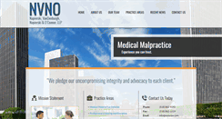 Desktop Screenshot of nvnolaw.com